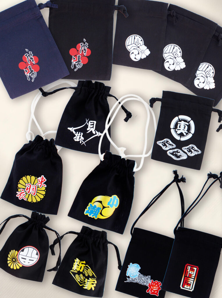 カジプリが製作したオリジナルだんじり巾着の一覧
泉州地域全体の団体様からご依頼殺到